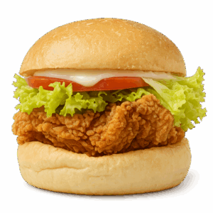 Hamburguesa Clásica de Pollo