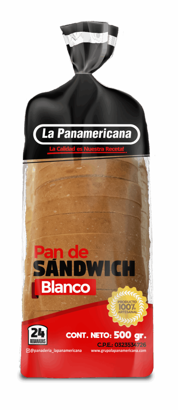 Pan de Sándwich de 500gr