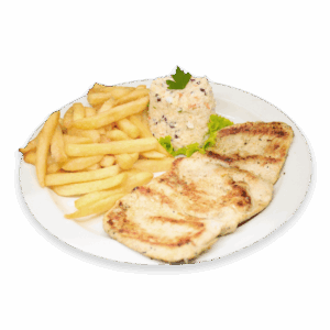 Almuerzo de Milanesa a la Plancha